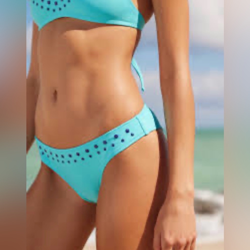 Aerie Voop Cheeky Blue Women's Swim Bikini Set